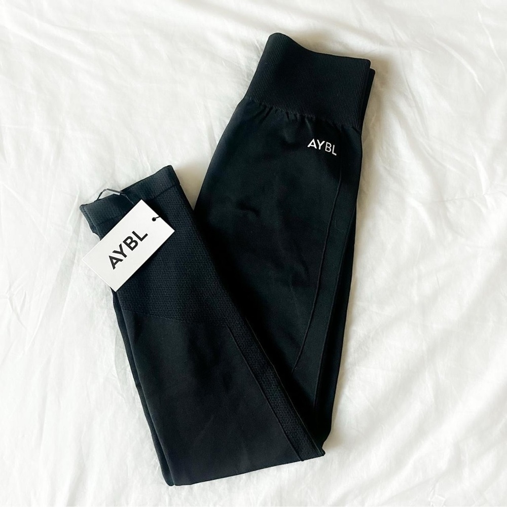 Aybl Black Motion Seamless Leggings Brand New